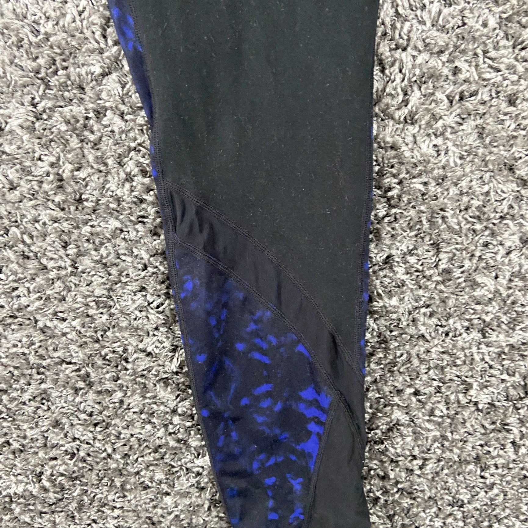 Fabletics Fabletics Women's L Pants Activewear Yoga Multicolor Blue Black Pattern Size 36" / US 14 / IT 50 - 3 Thumbnail