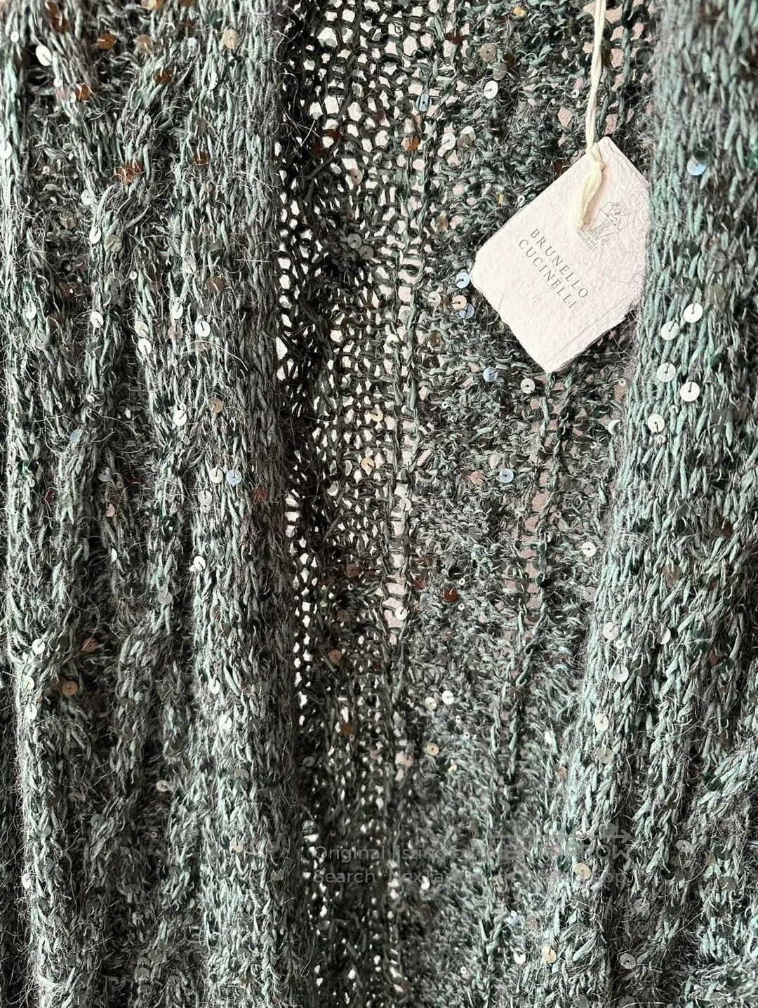 Brunello Cucinelli BC Sequin Knit Coat. Size M / US 6-8 / IT 42-44 - 5 Thumbnail