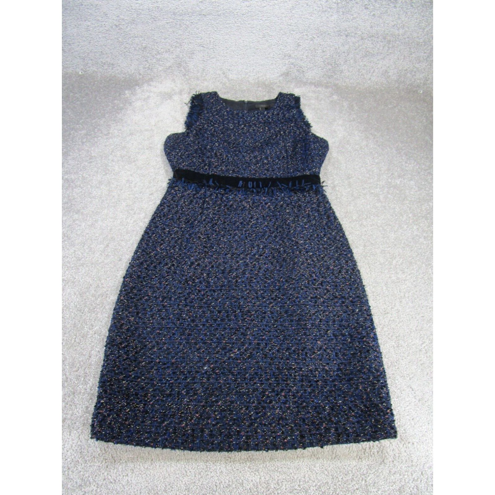 J. Crew Sleeveless Sheath 2024 Dress in Navy Blue size 6