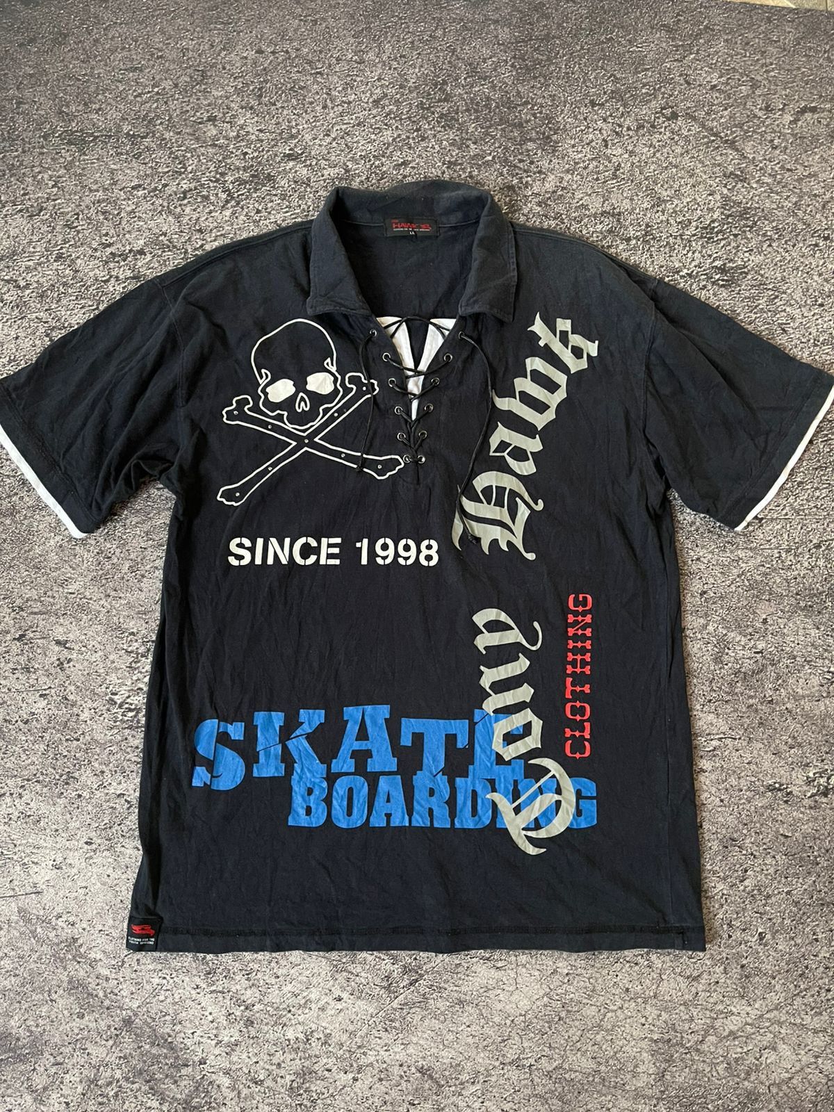 Japanese Brand Y2K Hawk Skull Laced Ifsixwasnine Size US L / EU 52-54 / 3 - 1 Thumbnail