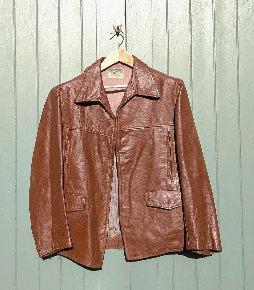 Other 40s-50s California Sportswear Horsehide Half Belt L/XL Size US XL / EU 56 / 4 - 1 Thumbnail
