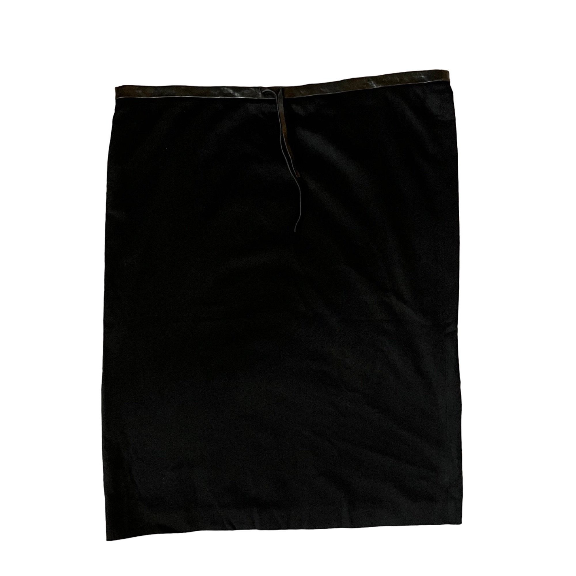 Agnona New? $1200 Agnona 48 US 12 100% Cashmere Midi Skirt Leather Size 34" / US 12 / IT 48 - 1 Thumbnail