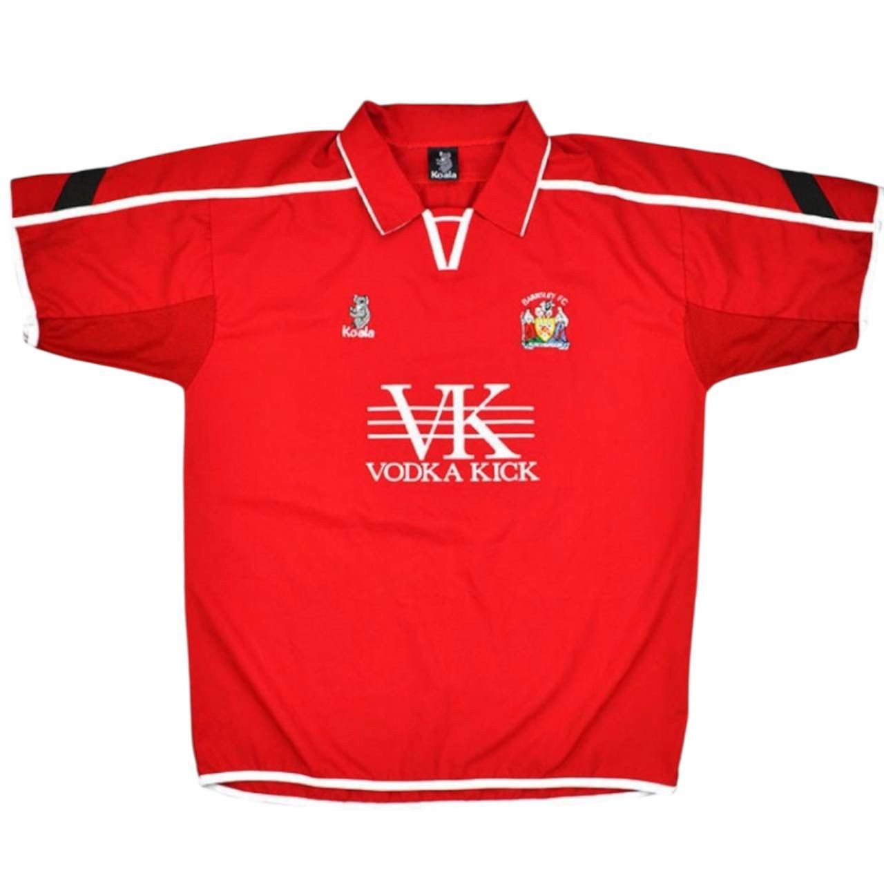 2004/5 BARNSLEY FC HOME SOCCER JERSEY FOOTBALL SHIRT KOALA