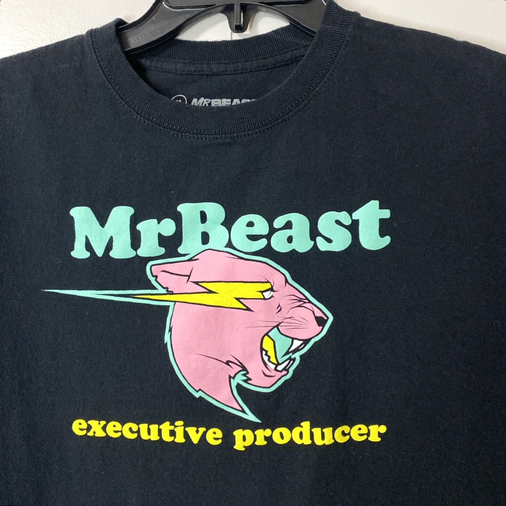 Vintage VINTAGE Mr Beast Executive Producer Black T Shirt Mens M Limited Edition YouTube Size US M / EU 48-50 / 2 - 2 Thumbnail