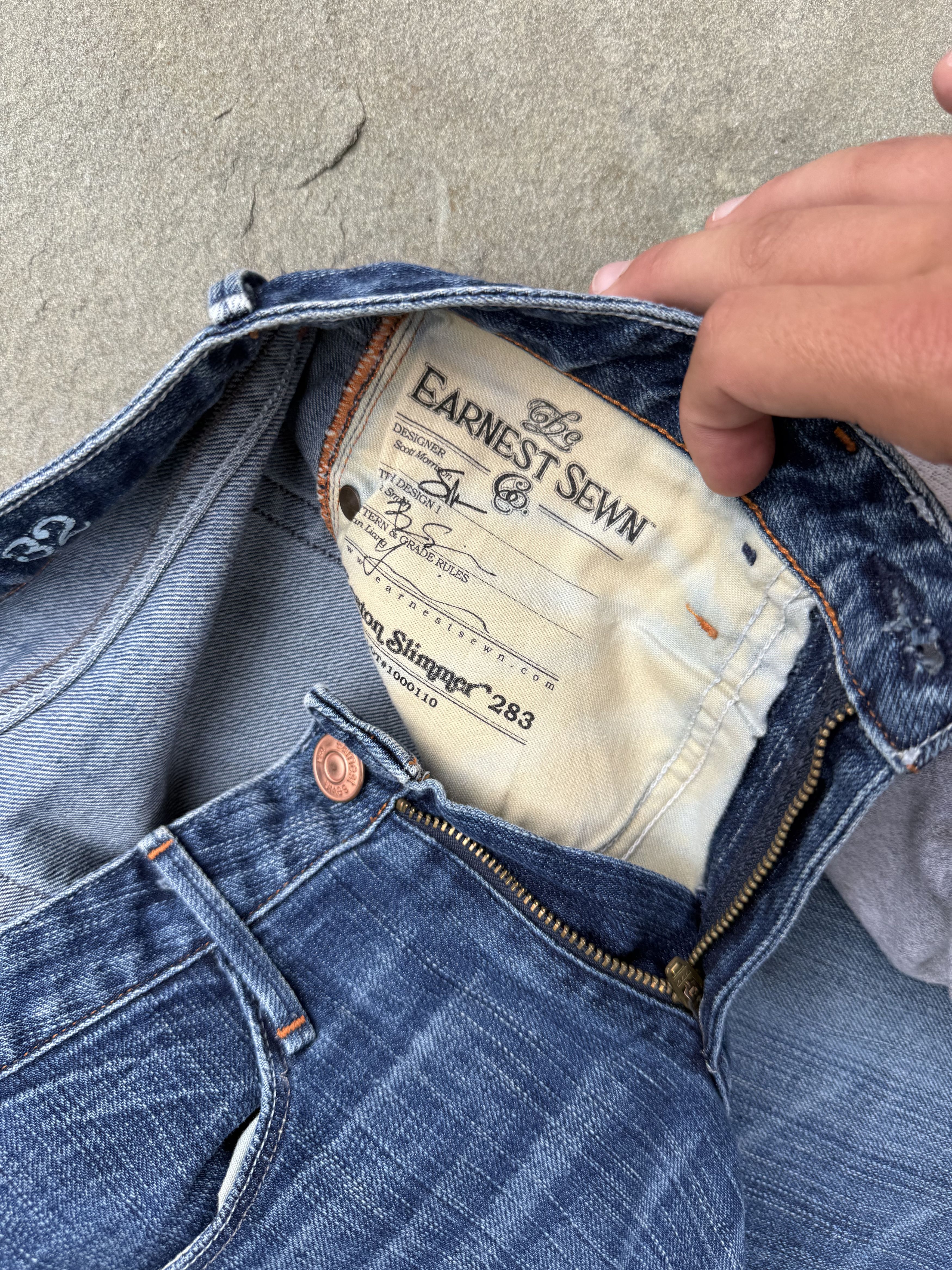 Earnest Sewn Vintage Earnest Sewn Jeans Size 28" / US 6 / IT 42 - 4 Thumbnail