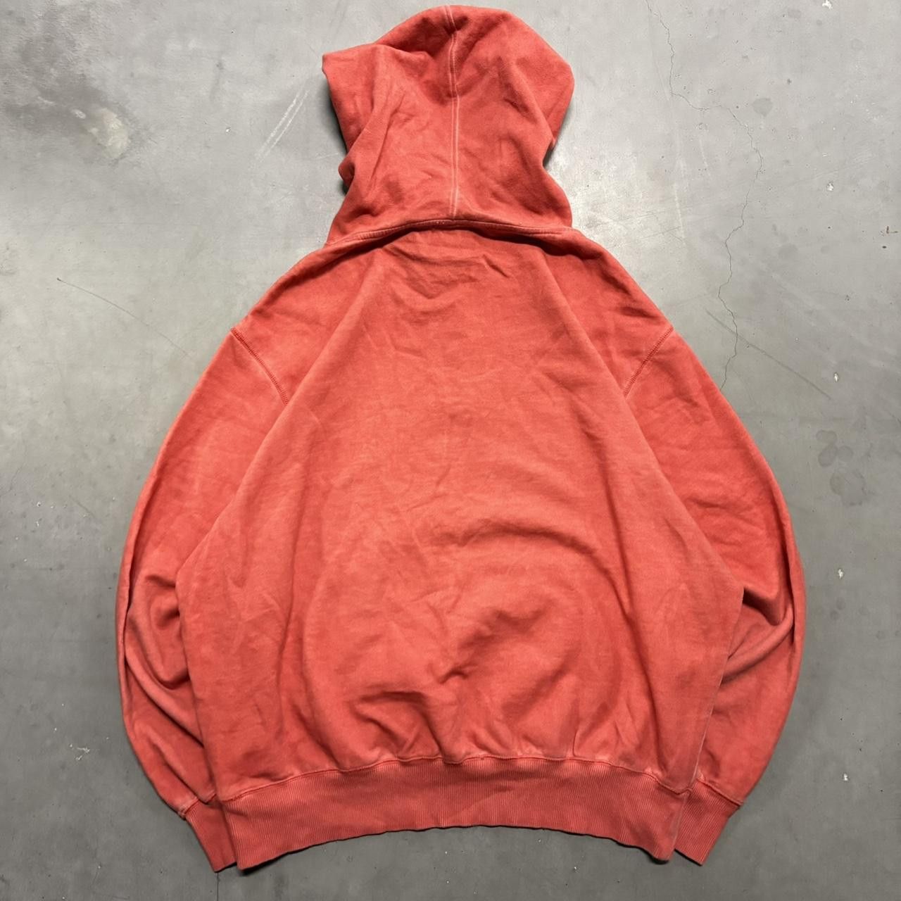 Japanese Brand × Vintage Crazy Vintage Y2K/2000s Blank SunStone Pink Peach Essential Hoodie! Size US XXL / EU 58 / 5 - 2 Thumbnail