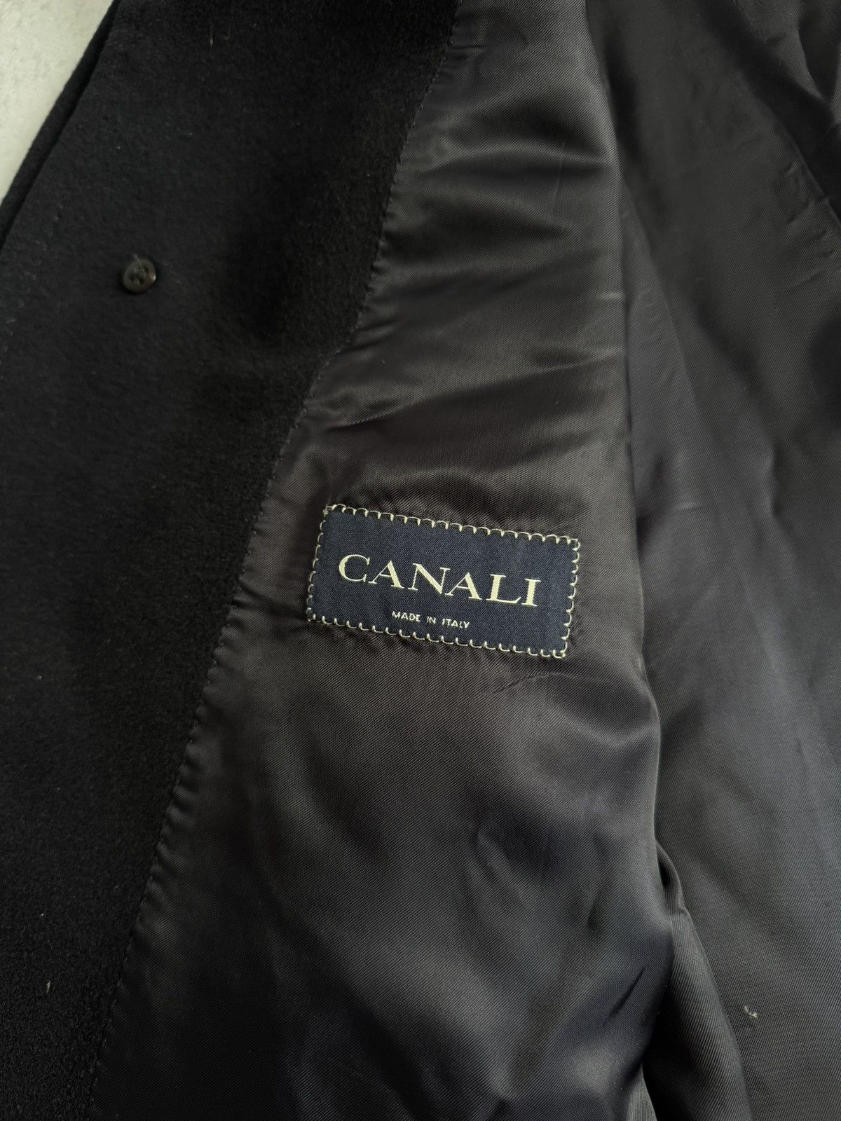Canali Vintage Canali Ing Loro Piano Cashmere Men's Tranch Coat Size US L / EU 52-54 / 3 - 15 Thumbnail