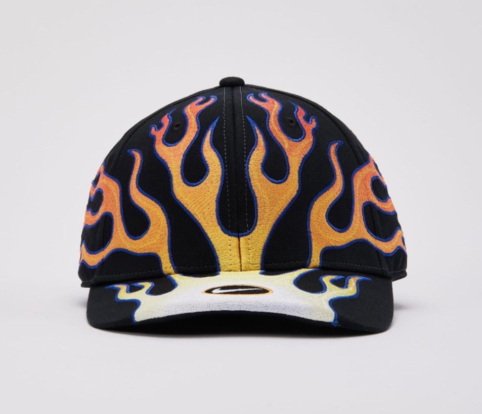 Nike × Vintage Nike Club Cap Structured OG Flame Hat Size L/XL Black NEW Size ONE SIZE - 6 Thumbnail