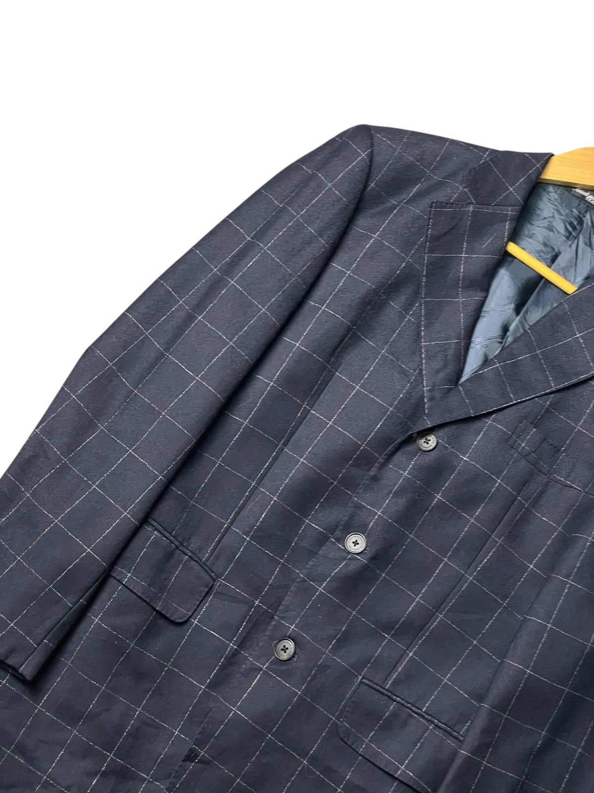 Japanese Brand × Vintage Pour Tote Personne Plaid Design Light Blazer (109) Size US XXS / EU 40 - 2 Thumbnail