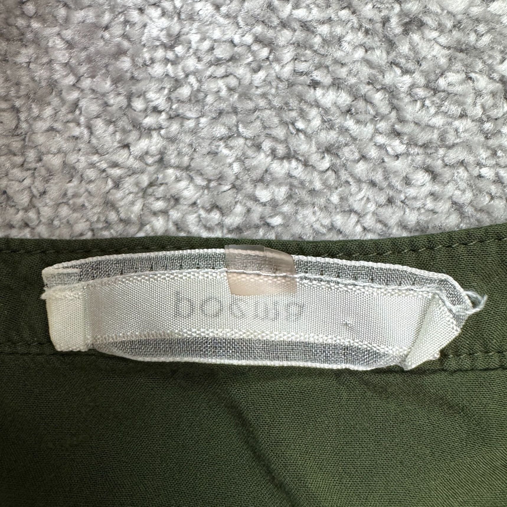 Vintage VINTAGE Bioworld Grawstring Mini Dress Womens S Army Green Sleeveless V-Neck Pockets Size S / US 4 / IT 40 - 5 Thumbnail