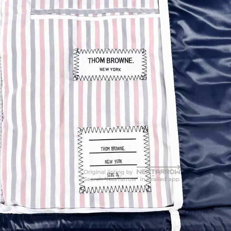 Thom Browne Thom Browne Navy Blue Vest Vest Jacket Size XS / US 0-2 / IT 36-38 - 5 Thumbnail
