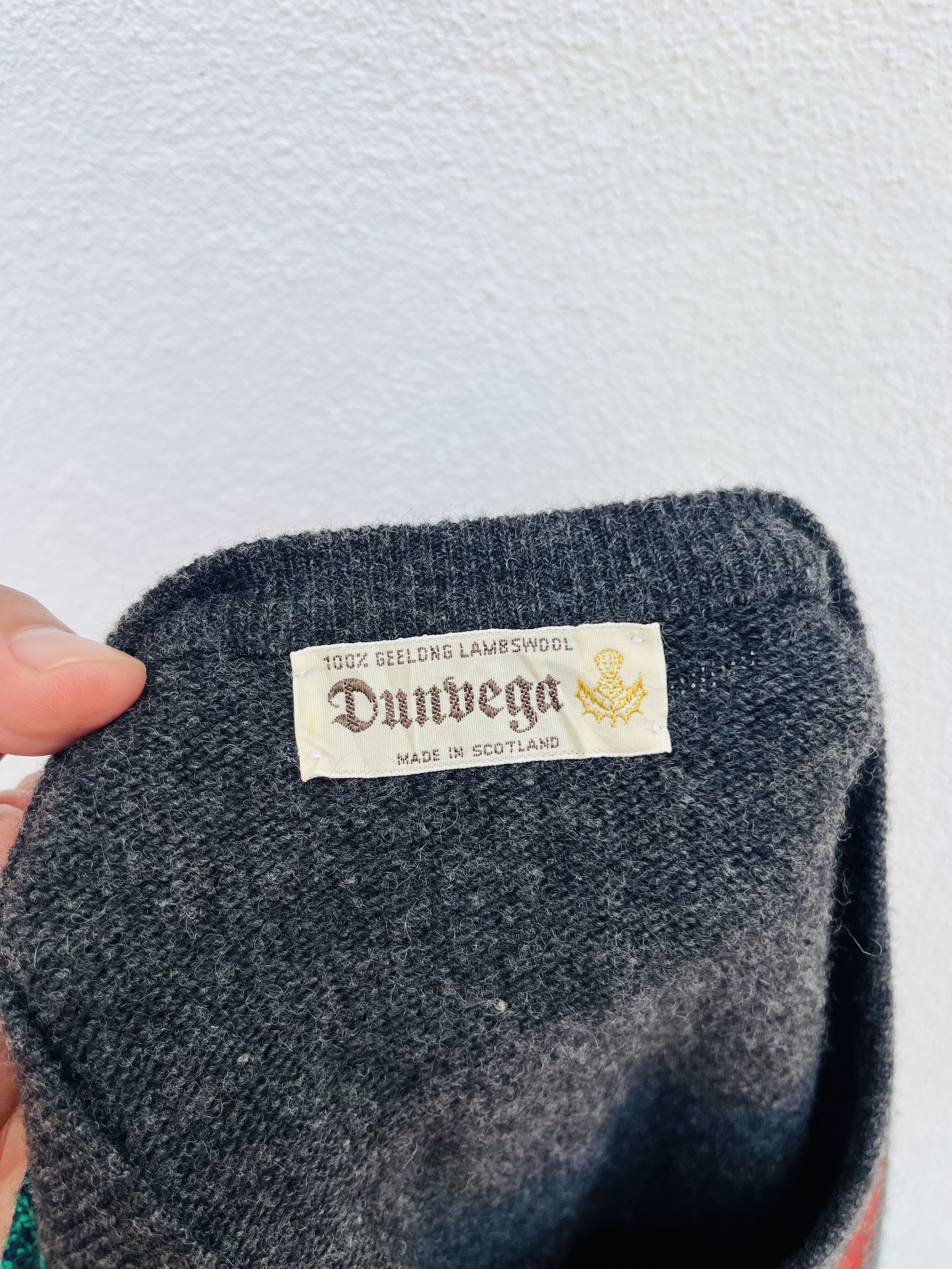 Japanese Brand Vintage Dunvega Geelong Lambswool Fashion Style Size US L / EU 52-54 / 3 - 8 Thumbnail