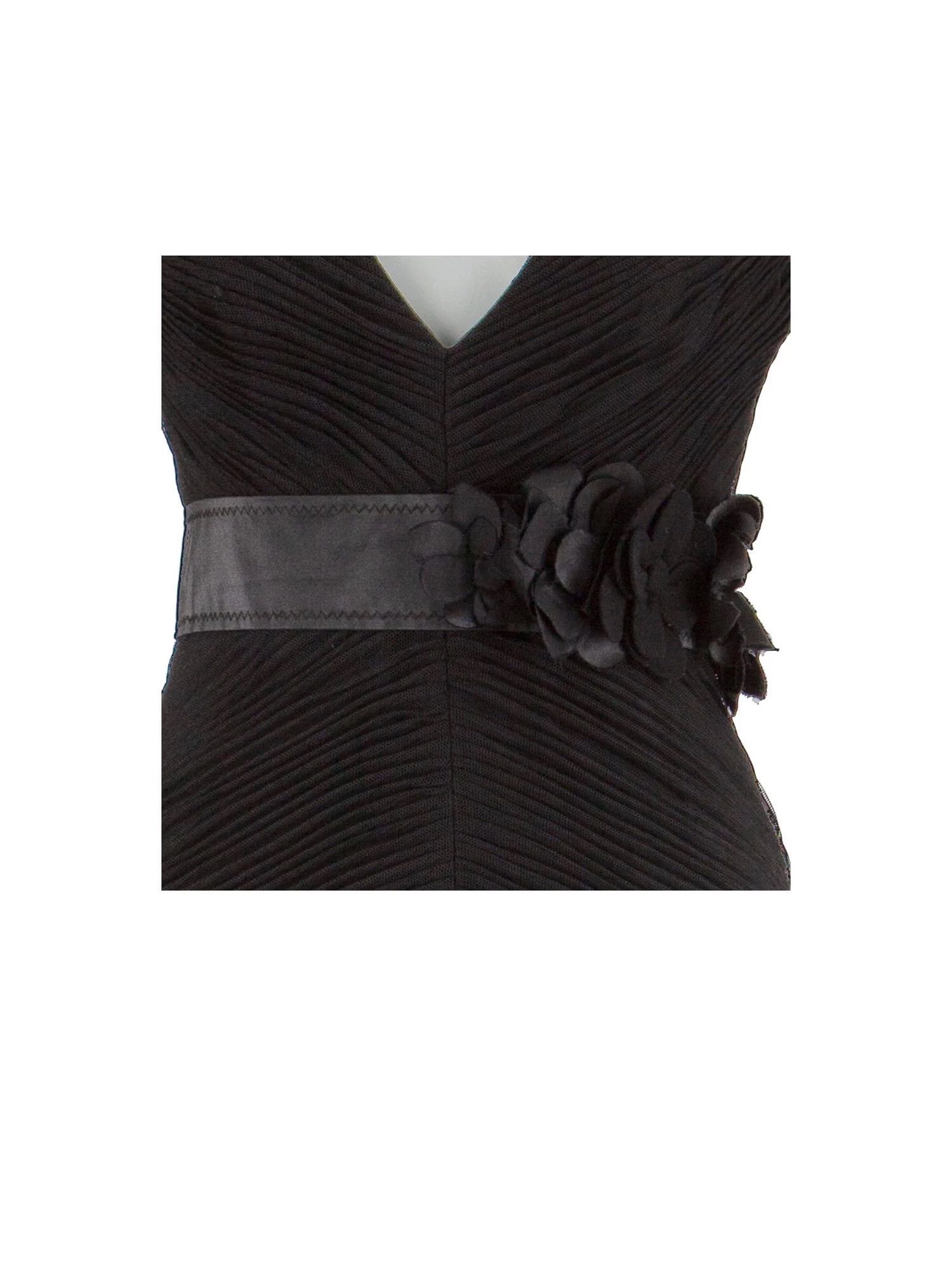 Vera Wang Eloise tulle evening gown in black Size S / US 4 / IT 40 - 5 Thumbnail