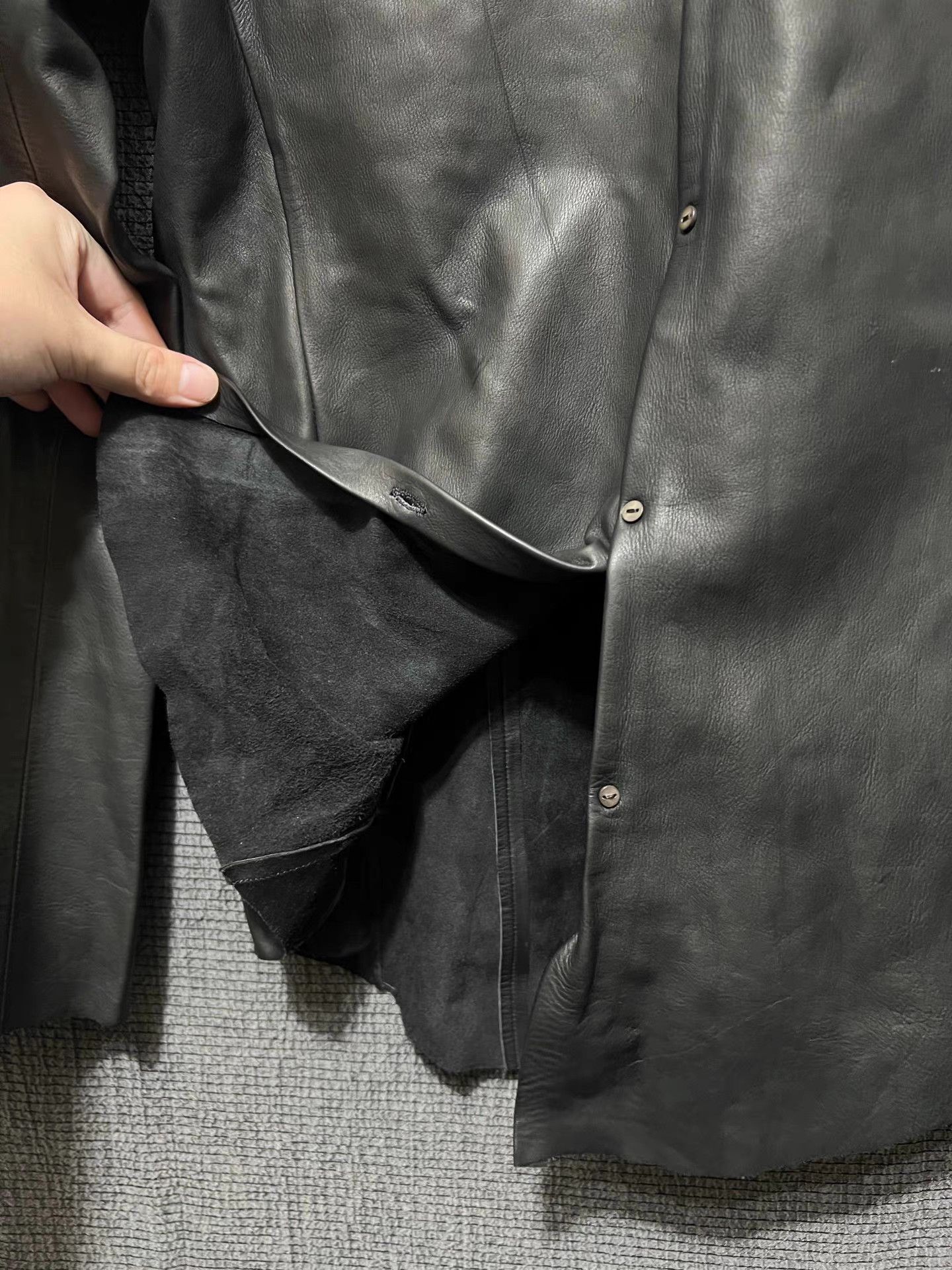 S/STERE S/stere Sistere dark avant-garde calfskin jacket Size US XS / EU 42 / 0 - 6 Thumbnail