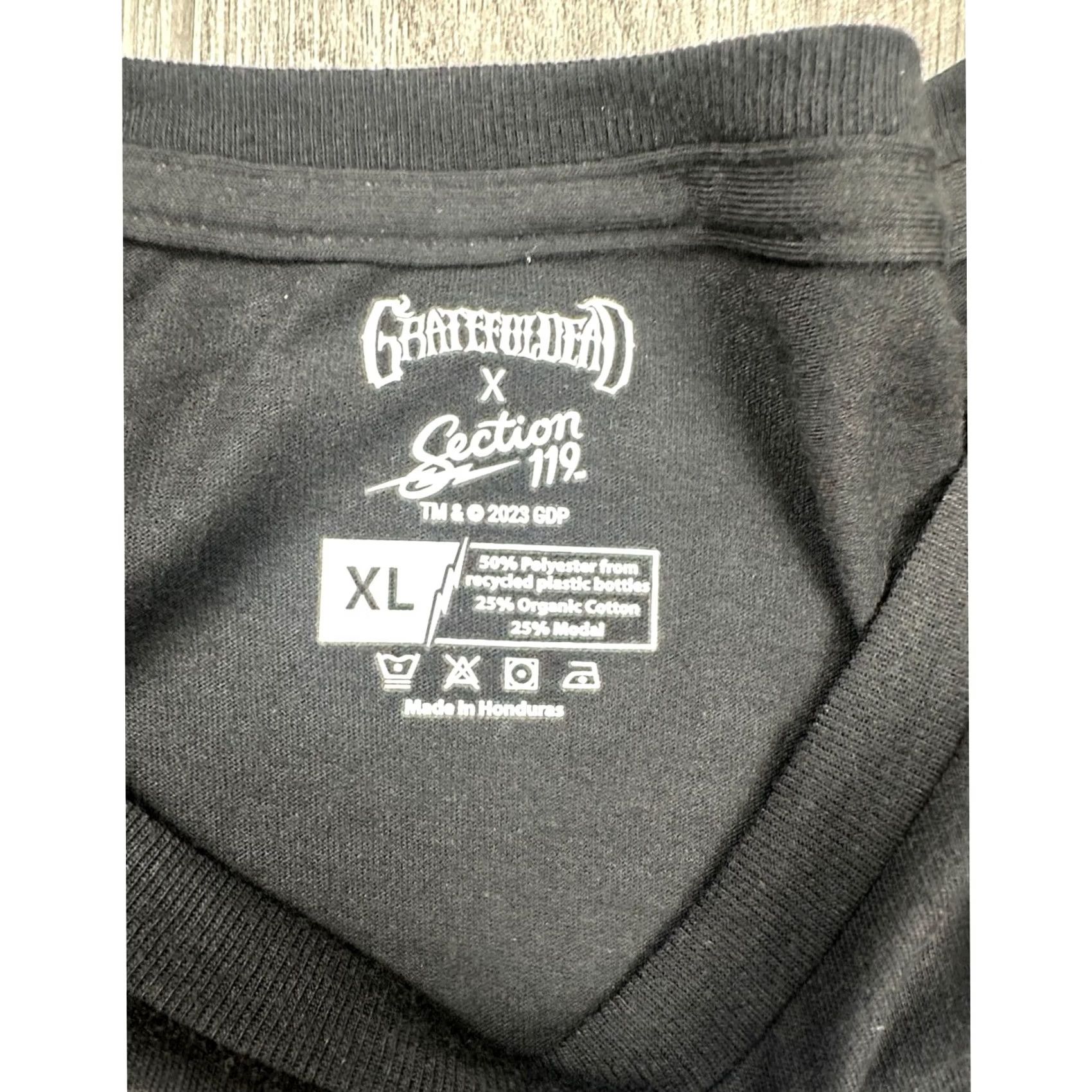 Vintage Section 119 x Grateful Dead Bolts Crewneck Tee Women XL Black NWOT - See Description T-Shirt Size XL / US 12-14 / IT 48-50 - 5 Thumbnail