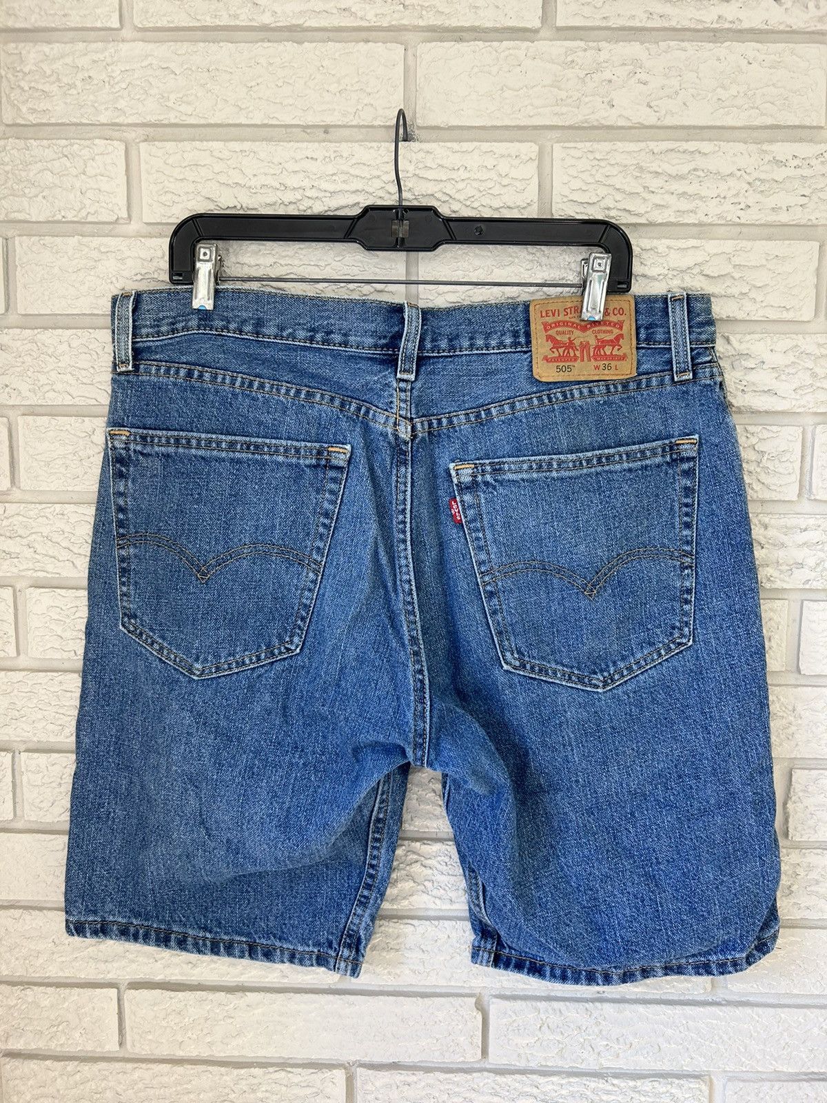 Levi's × Vintage Levis 505 Denim Shorts Size US 36 / EU 52 - 1 Thumbnail