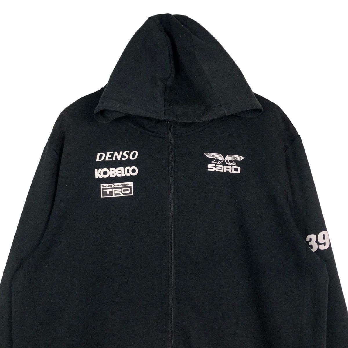 Japanese Brand 🔥Vintage Hoodie Zipper Jacket Toyota Trd Big Logo Size US L / EU 52-54 / 3 - 3 Thumbnail