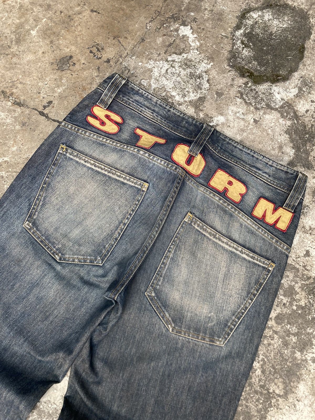 Vintage Vintage Y2K Strom Baggy Jeans Size US 33 - 3 Thumbnail