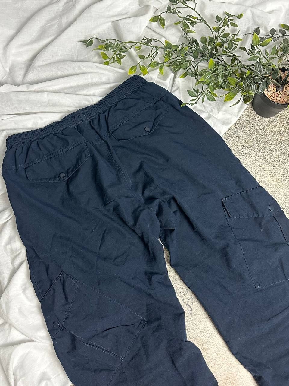 Nike × Vintage Nike nylon cargo pants boxy fit faded Size US 34 / EU 50 - 6 Thumbnail