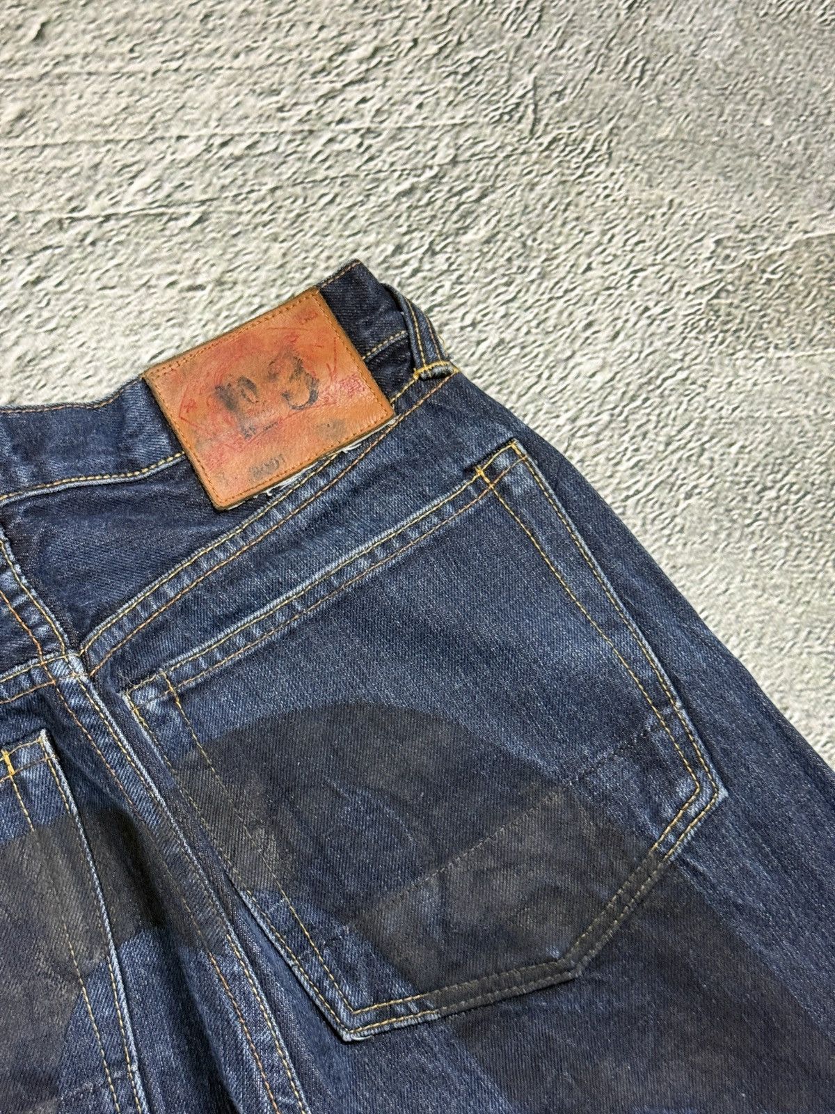 Evisu Evisu jeans daicock big logo black selvedge denim Size US 28 / EU 44 - 2 Thumbnail