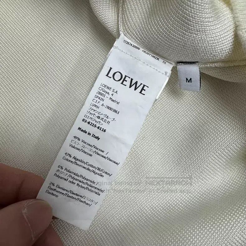 Loewe Loewe Logo Pocket Square Knit Sweatshirt Size M / US 6-8 / IT 42-44 - 8 Thumbnail