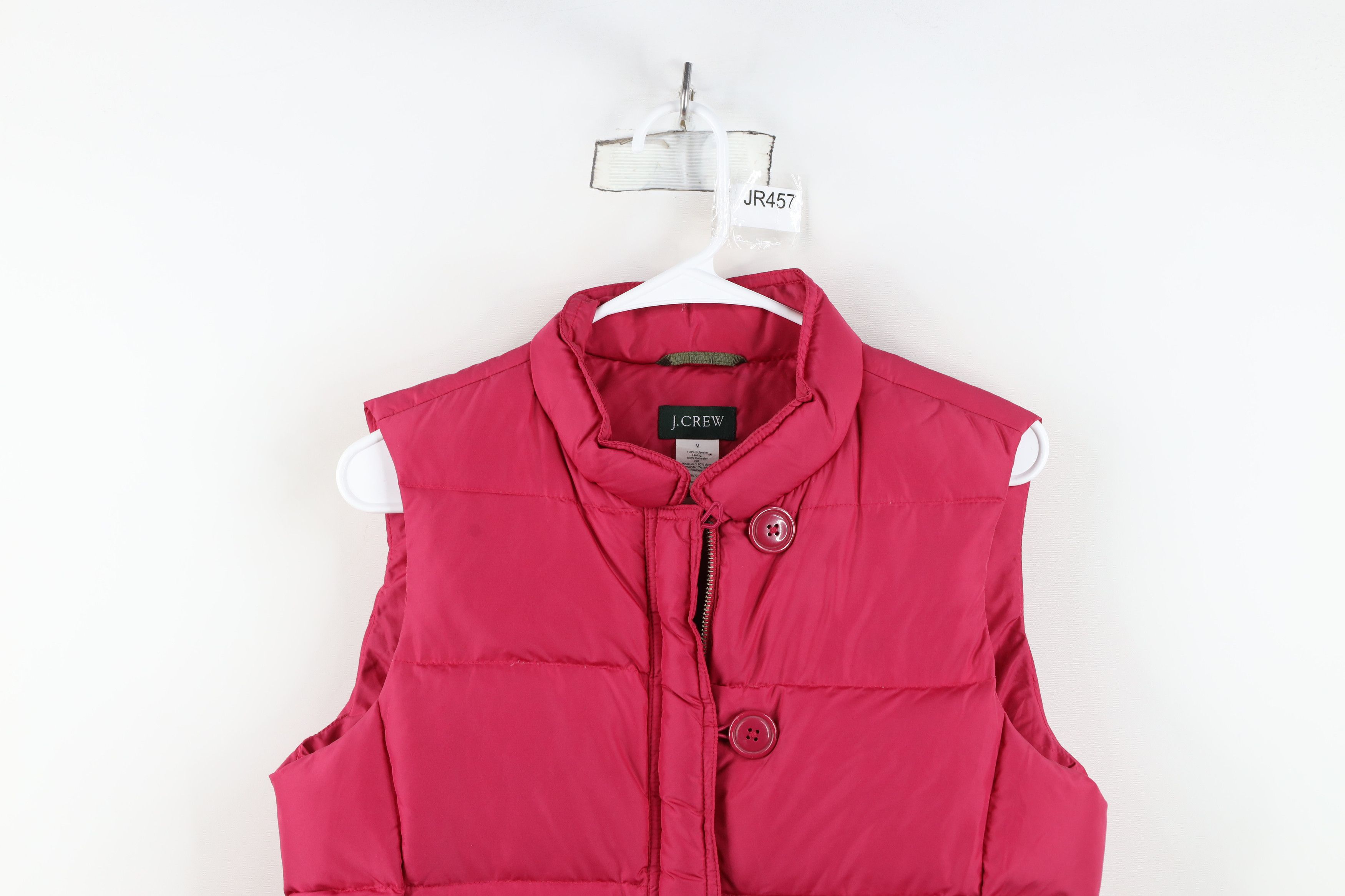 J.Crew Vintage J Crew Down Insulated Big Button Putfer Vest Jacket Size M / US 6-8 / IT 42-44 - 2 Thumbnail
