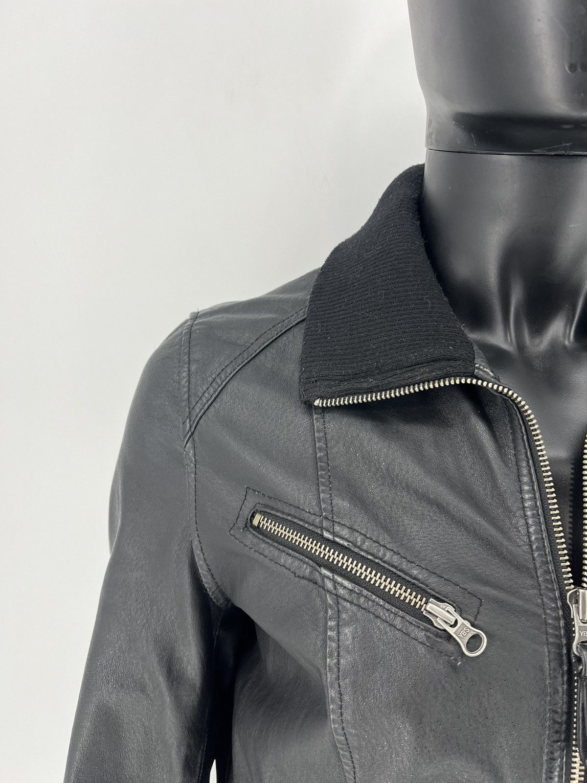 Vintage Poco Loco Leather jacket, koko Motorcycle Motorbike Biking Size US M / EU 48-50 / 2 - 5 Thumbnail