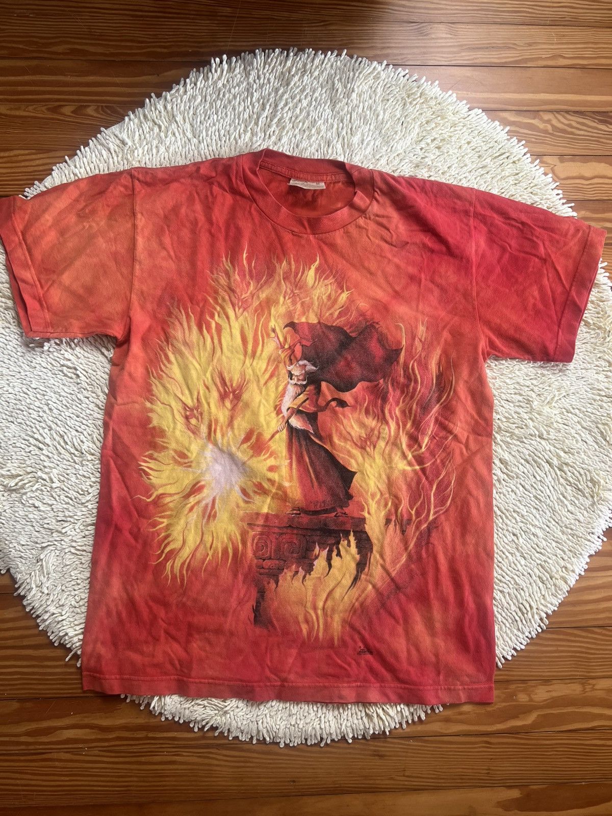 The Mountain Vintage 2000s The Mountain Wizard Graphic Tie Dye Tshirt Size US M / EU 48-50 / 2 - 1 Thumbnail