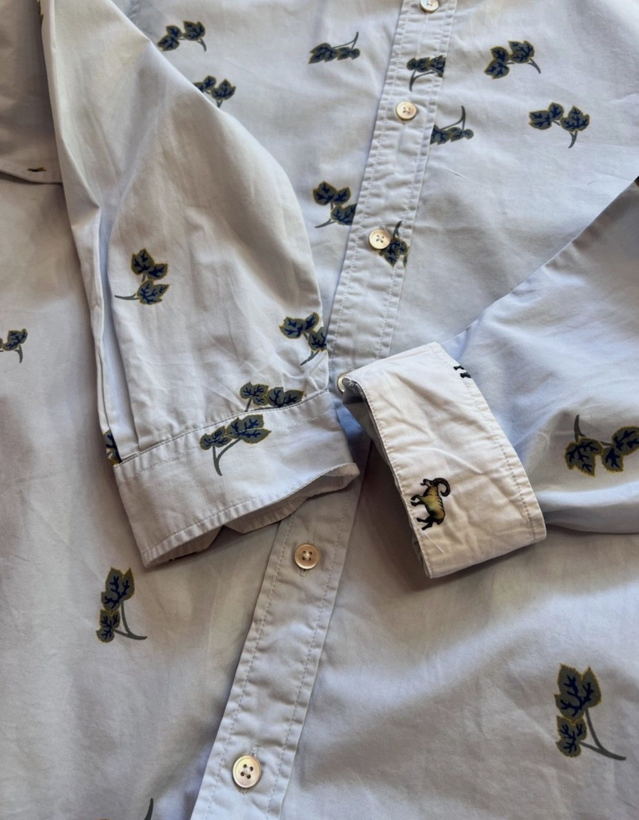 Paul Smith PS Paul Smith Leaf Print Shirt – Size L Size US L / EU 52-54 / 3 - 5 Thumbnail