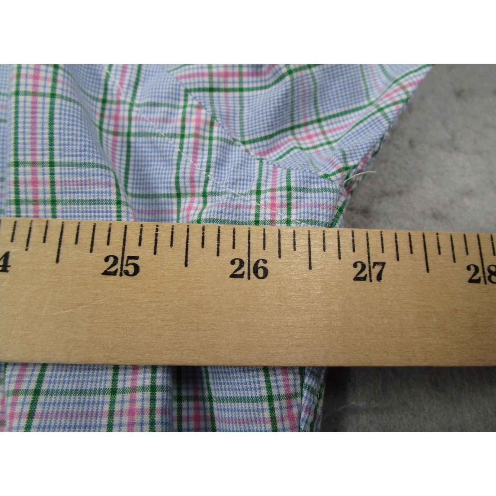 Ralph Lauren VINTAGE Polo Ralph Lauren Dress Shirt Mens 17.5 34 Blue Plaid Classic Fit Long Sleeve Button-Down Preppy Size US S / EU 44-46 / 1 - 6 Thumbnail