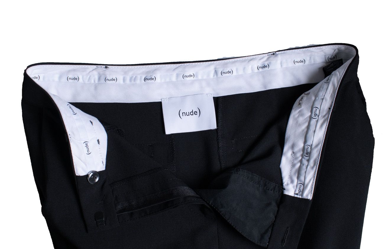 Nude (Nude), black maxi skirt with high front slit Size 28" / US 6 / IT 42 - 8 Thumbnail