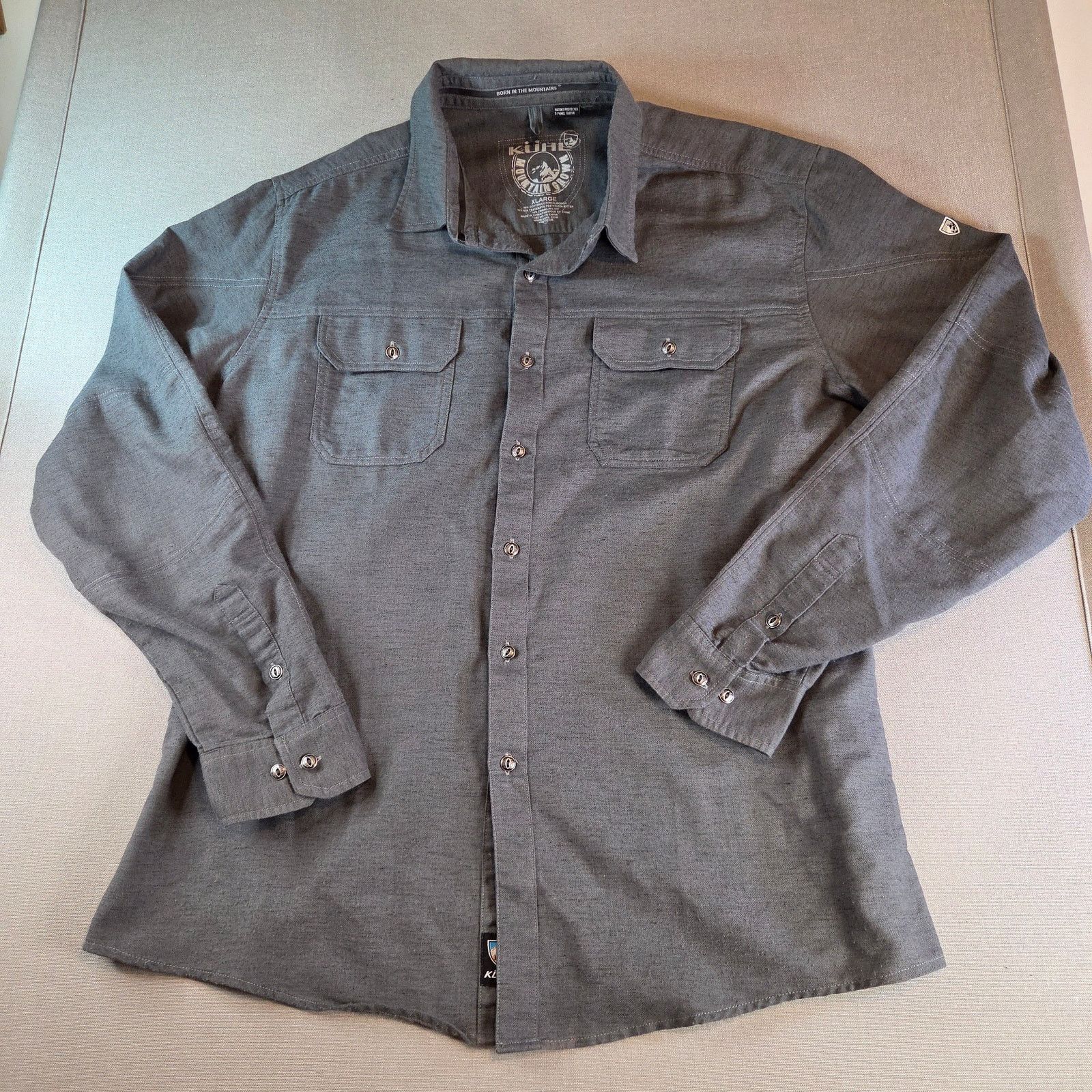 Kuhl Kuhl Men’s XL Gray Button Up Shirt Size US XL / EU 56 / 4 - 1 Thumbnail
