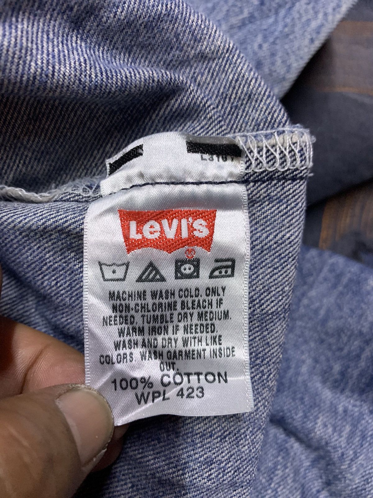 Levi's Vintage Clothing Levis Distressed denim custom Size US 34 / EU 50 - 20 Thumbnail