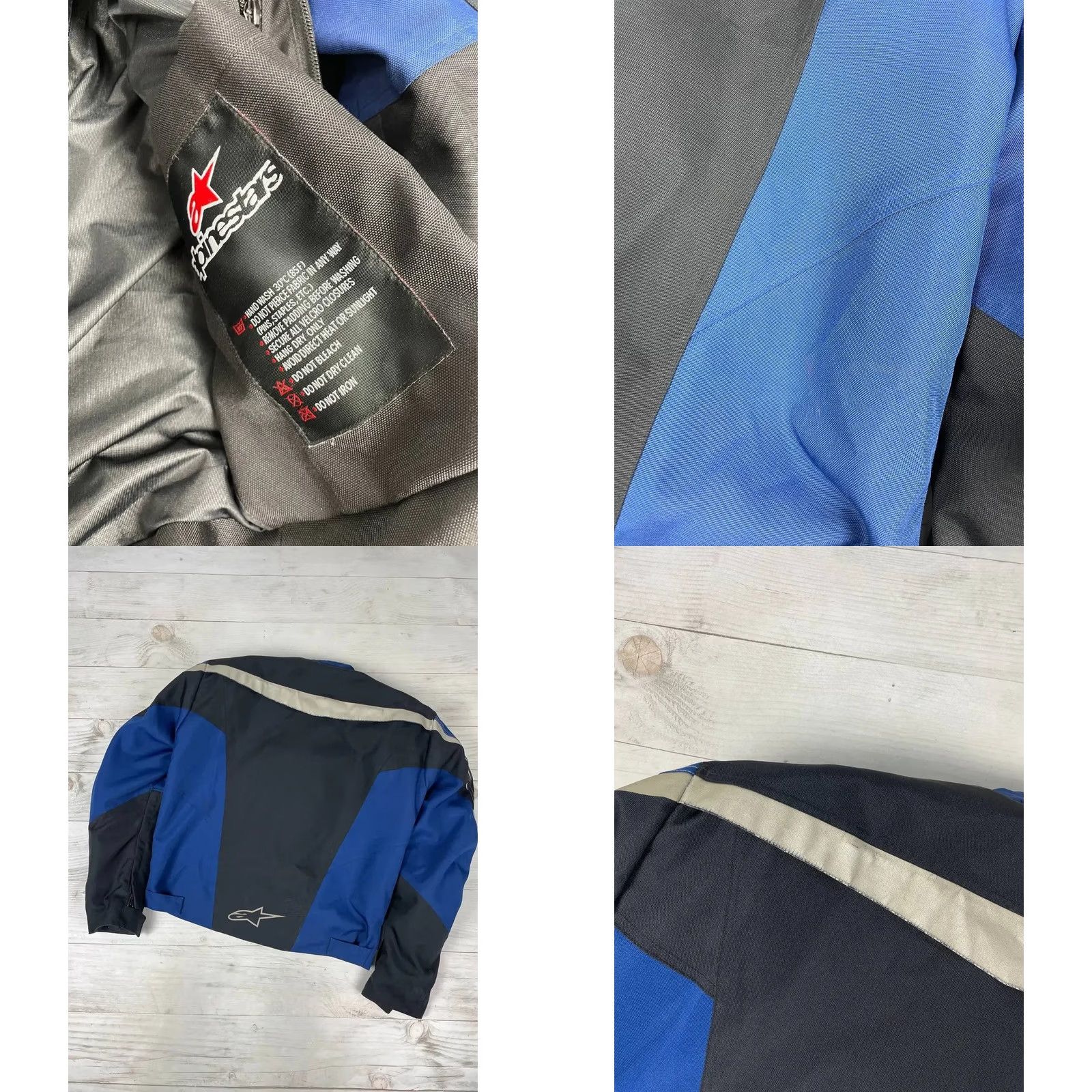 Alpinestars VINTAGE Alpinestars Jacket USA Men XL Blue Racing Motorcycle Jacket Size US XL / EU 56 / 4 - 9 Thumbnail