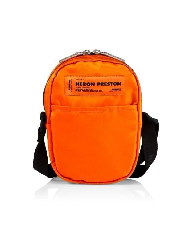 Heron Preston Heron Preston Nylon Crossbody Bag Orange Black NWT Size ONE SIZE - 1 Thumbnail