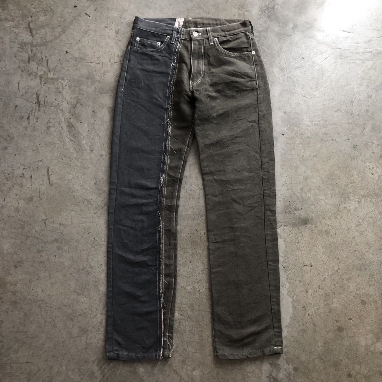 Comme des Garcons Comme Des Garçons AD2000 Reconstructed Spilt Denim Size US 30 / EU 46 - 1 Thumbnail