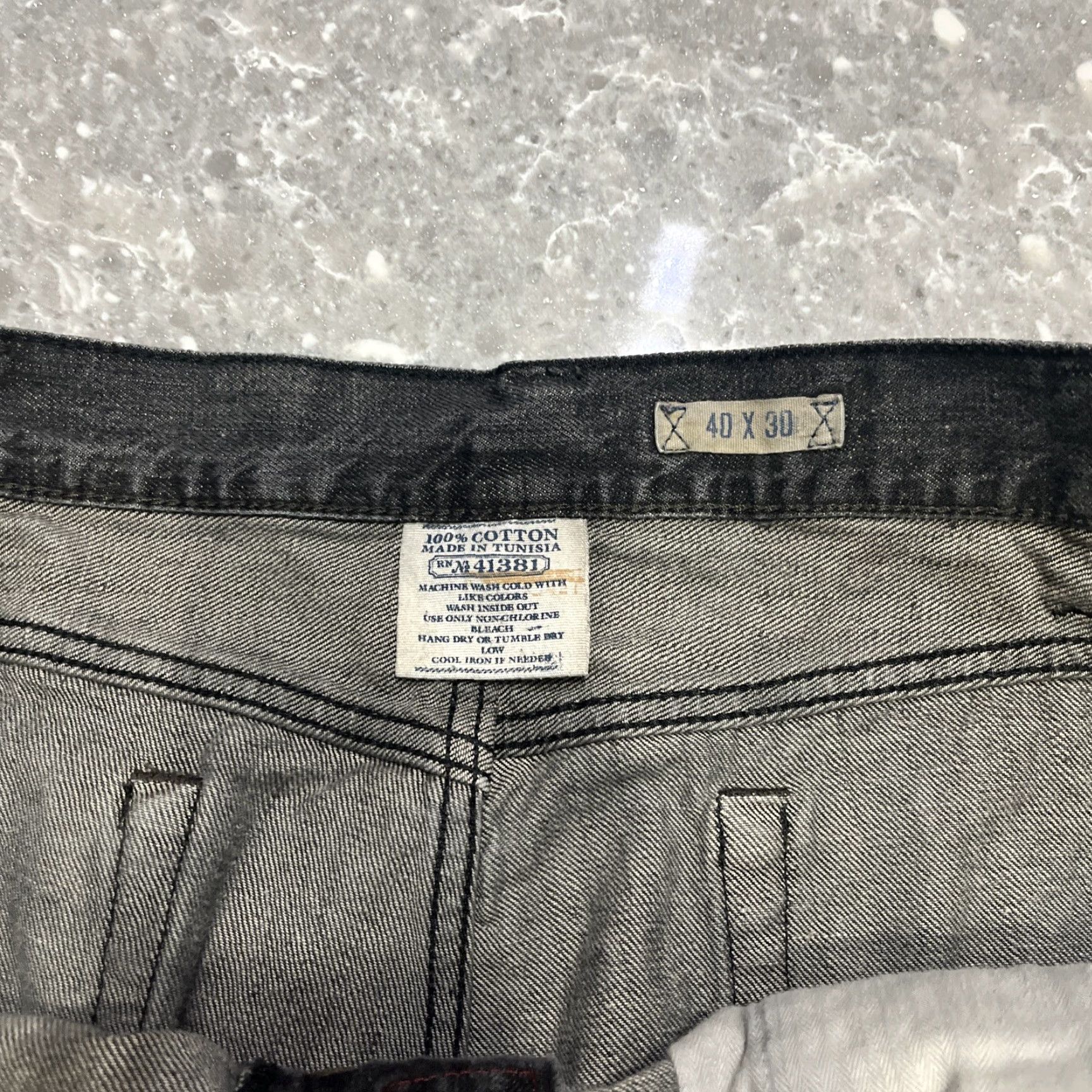 Polo Ralph Lauren VINTAGE Polo Ralph Lauren Jeans Men Black 40x30 Straight 5-Pocket Denim Cotton Belt Loops Regular Size Black Mens Pants Size US L / EU 52-54 / 3 - 5 Thumbnail