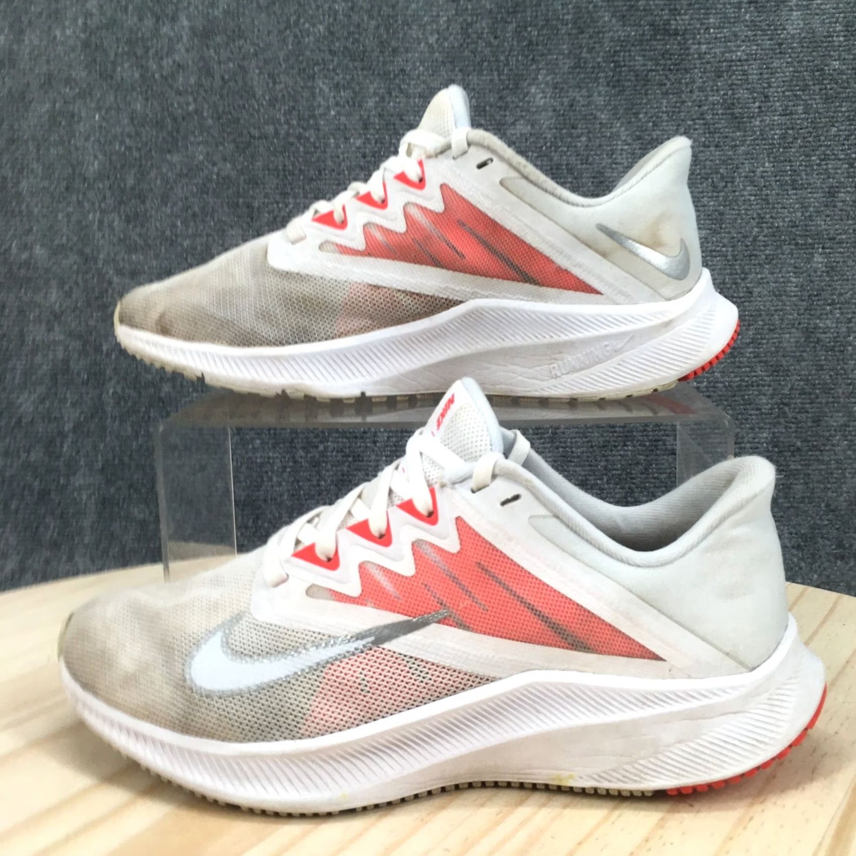 Nike Nike Quest 3 Running Sneakers Women's White Lace Up Low Top CD0232-105 Shoes Size M / US 6-8 / IT 42-44 - 2 Thumbnail