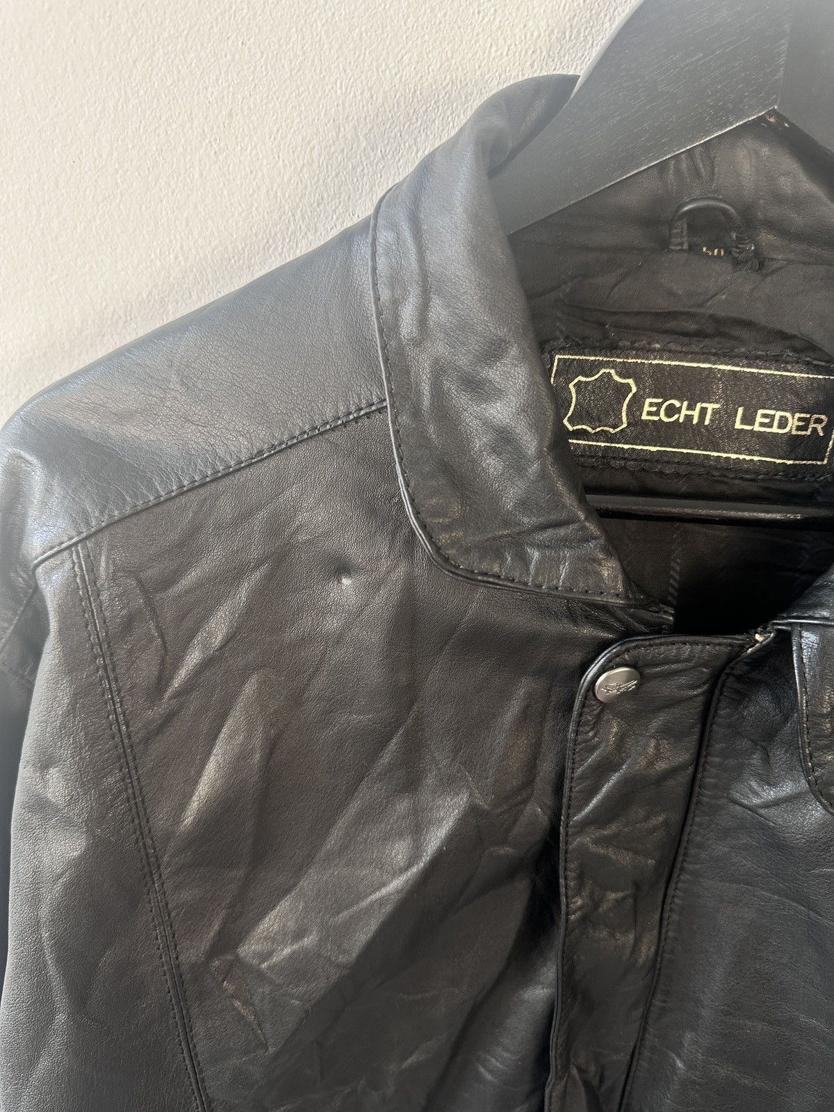 Leather Vintage Leather Bomber Jacket Size 50 MEcht Nappa Soft Size US M / EU 48-50 / 2 - 9 Thumbnail