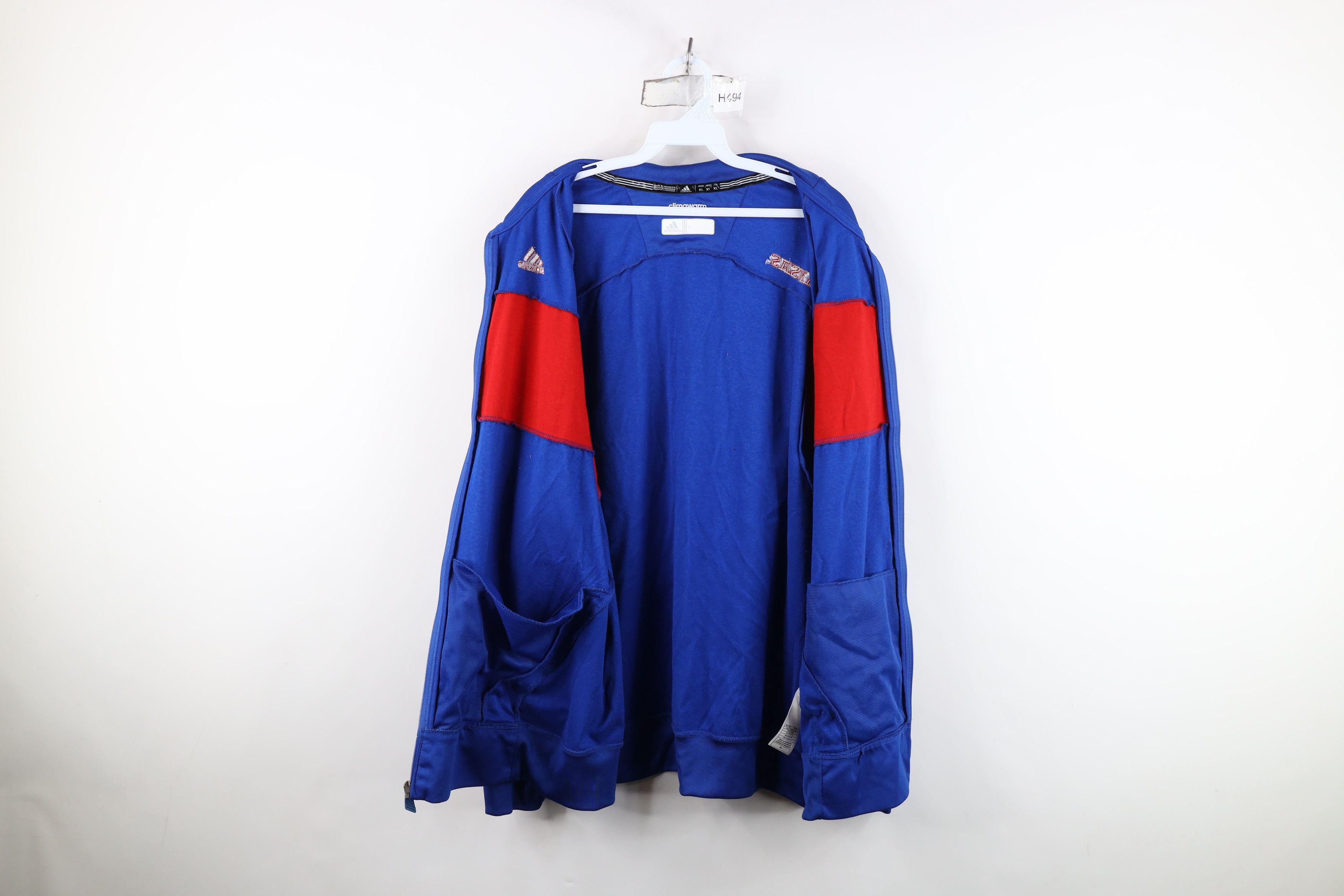 Adidas Adidas Kansas University Basketball Full Zip Jacket Blue Size US XL / EU 56 / 4 - 12 Thumbnail