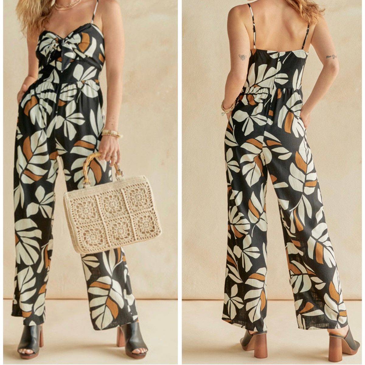 Other Audrey Parks x Francesca’s, Jaiden Full Length Jumpsuit Size 34" / US 12 / IT 48 - 6 Thumbnail