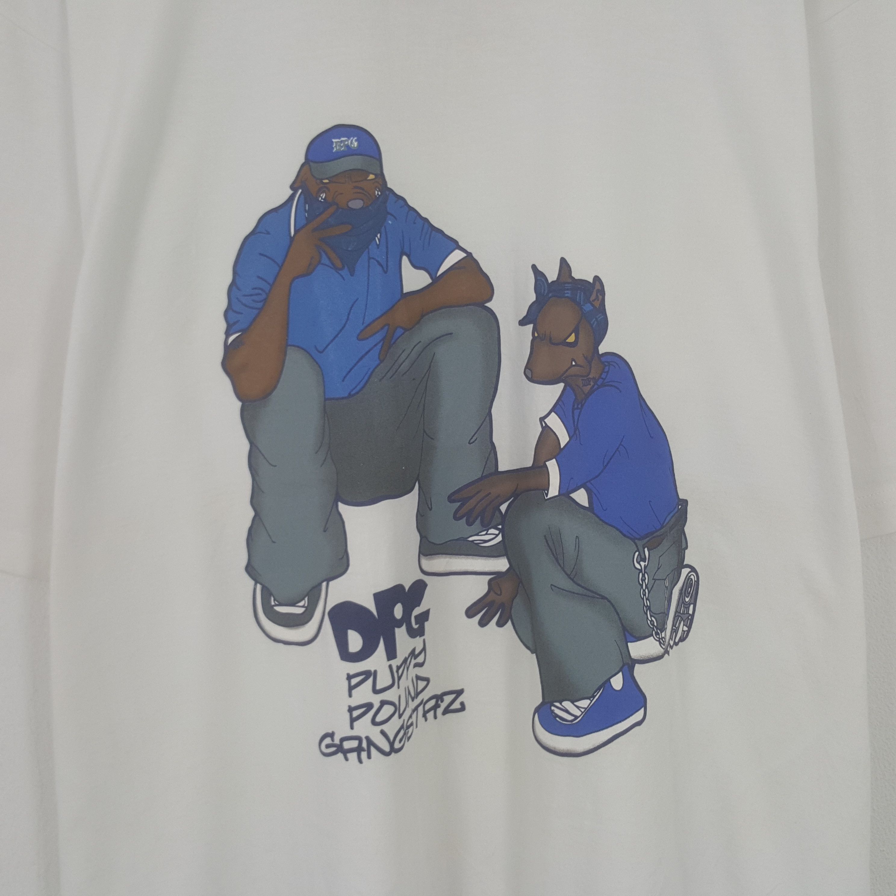 Vintage Vintage DPG Puppy Pound Gangstaz Tshirt Size US XXL / EU 58 / 5 - 2 Thumbnail