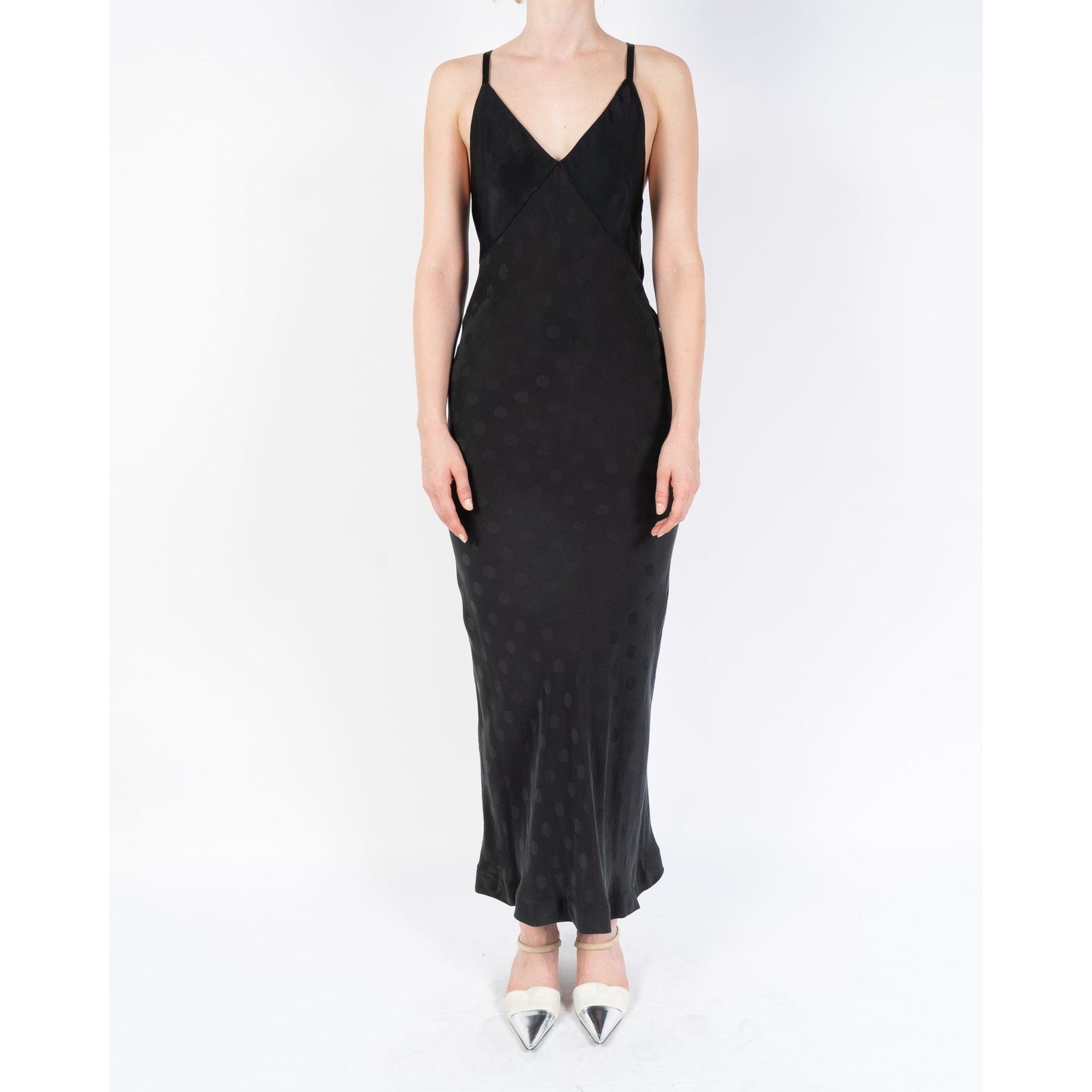 Haider Ackermann FW19 Black Polkadot Silk Dress Size S / US 4 / IT 40 - 2 Thumbnail