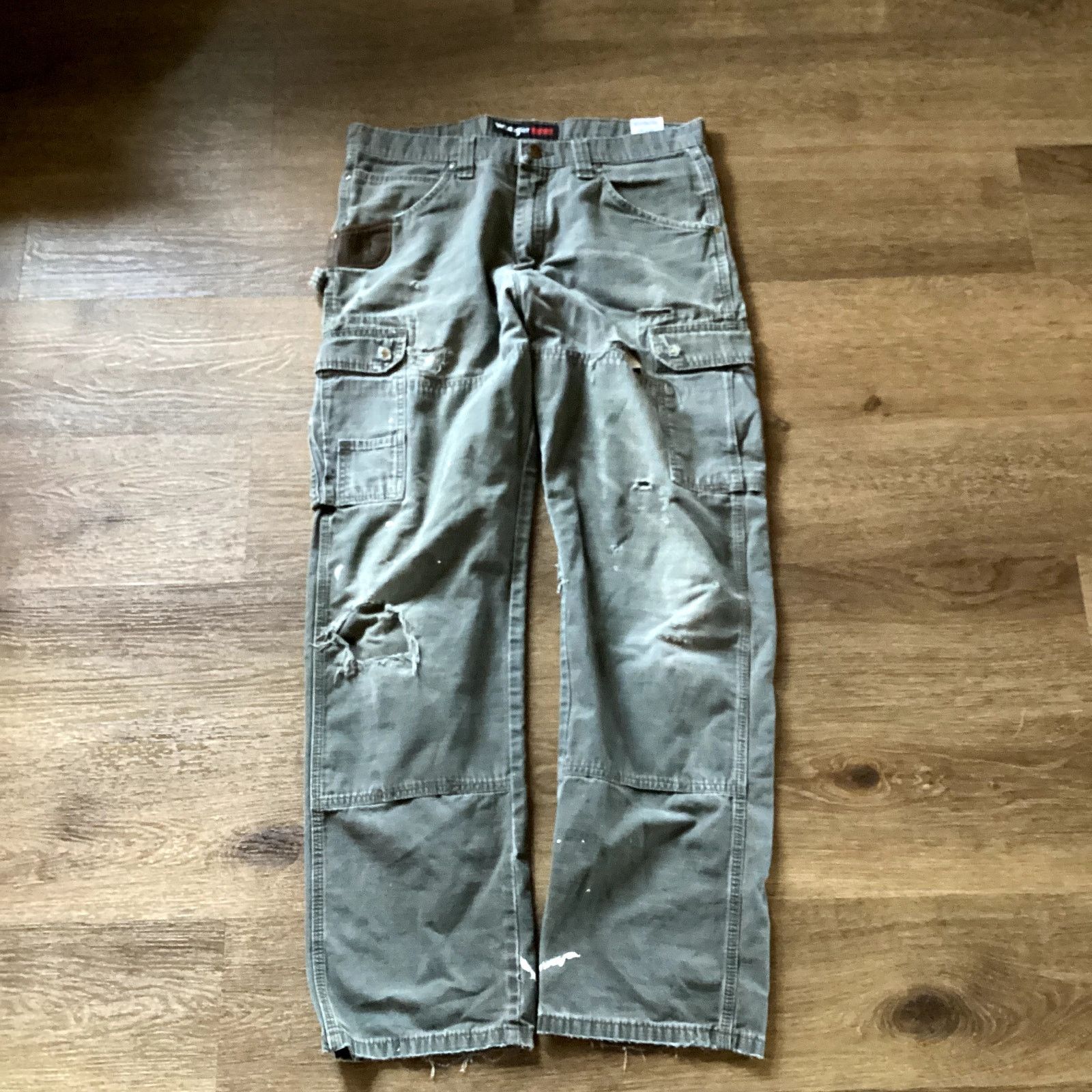 Wrangler Moss green Vintage Wrangler Riggs Workwear cargo pants Size US M / EU 48-50 / 2 - 1 Thumbnail