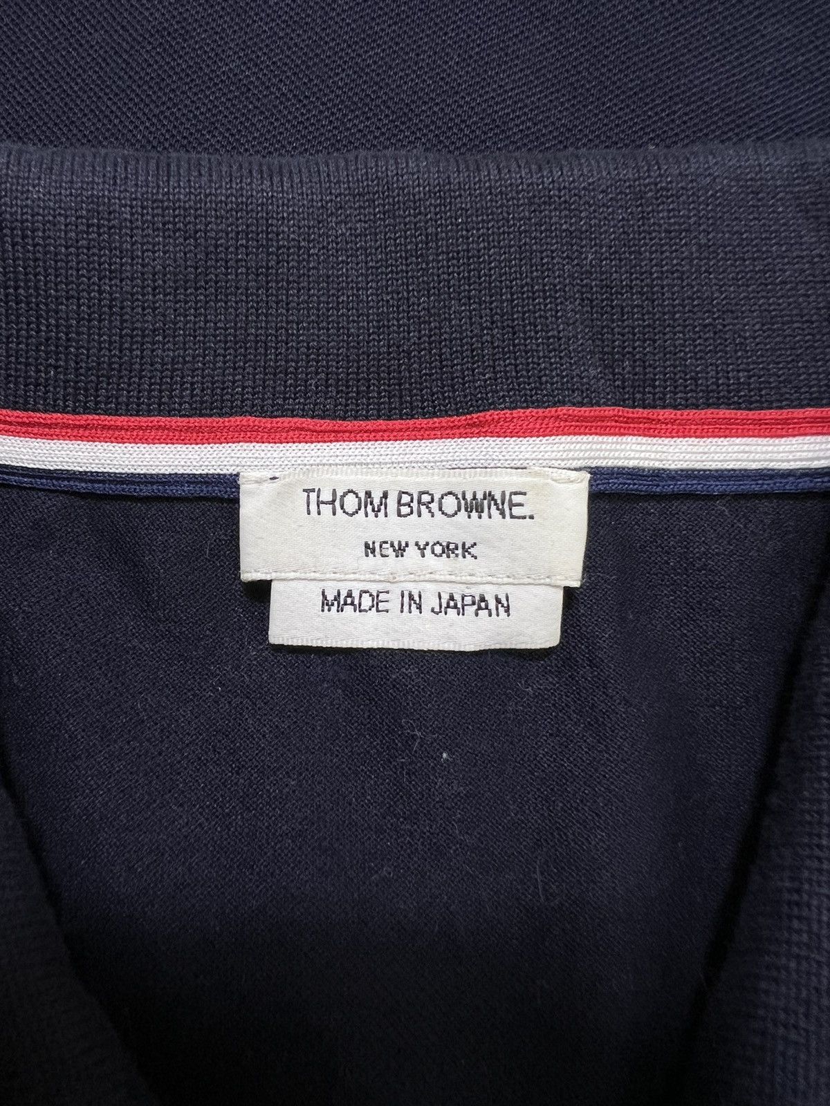 Thom Browne Thom Browne - Pique Pocket Polo Size US S / EU 44-46 / 1 - 8 Thumbnail