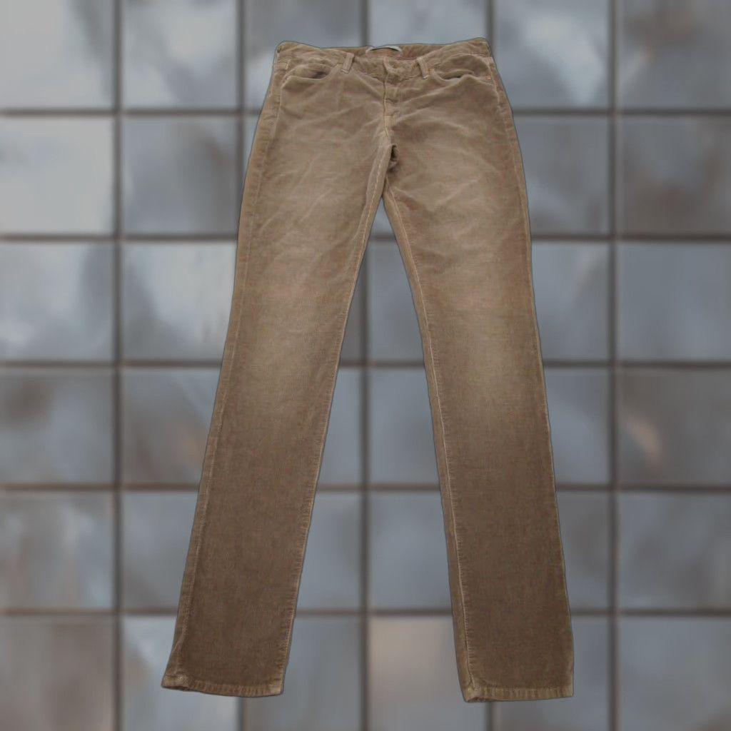 Vince Vince Pants Women 31 Brown Corduroy Trousers Slim Skinny Straight Fall Womens Size 24" / US 00 / IT 34 - 1 Thumbnail