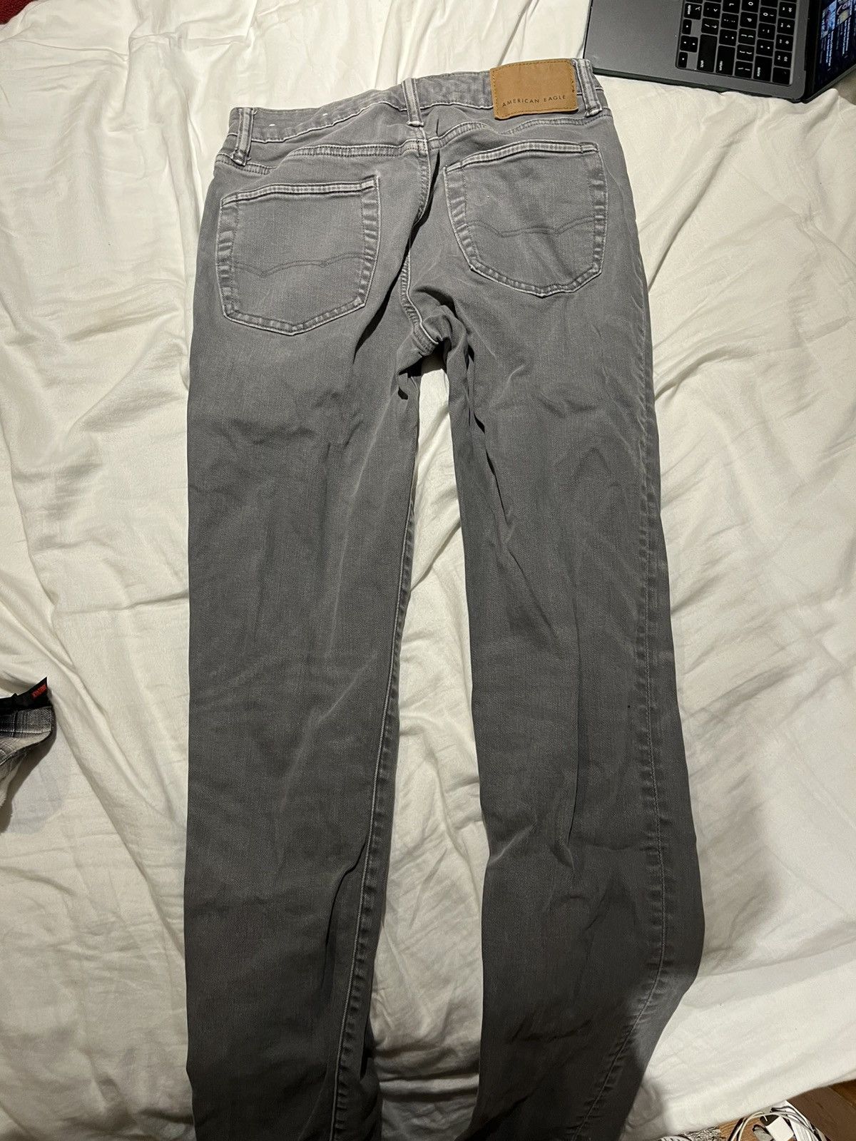American Eagle Outfitters Grey AE Jeans 30x34 Size US 30 / EU 46 - 2 Thumbnail