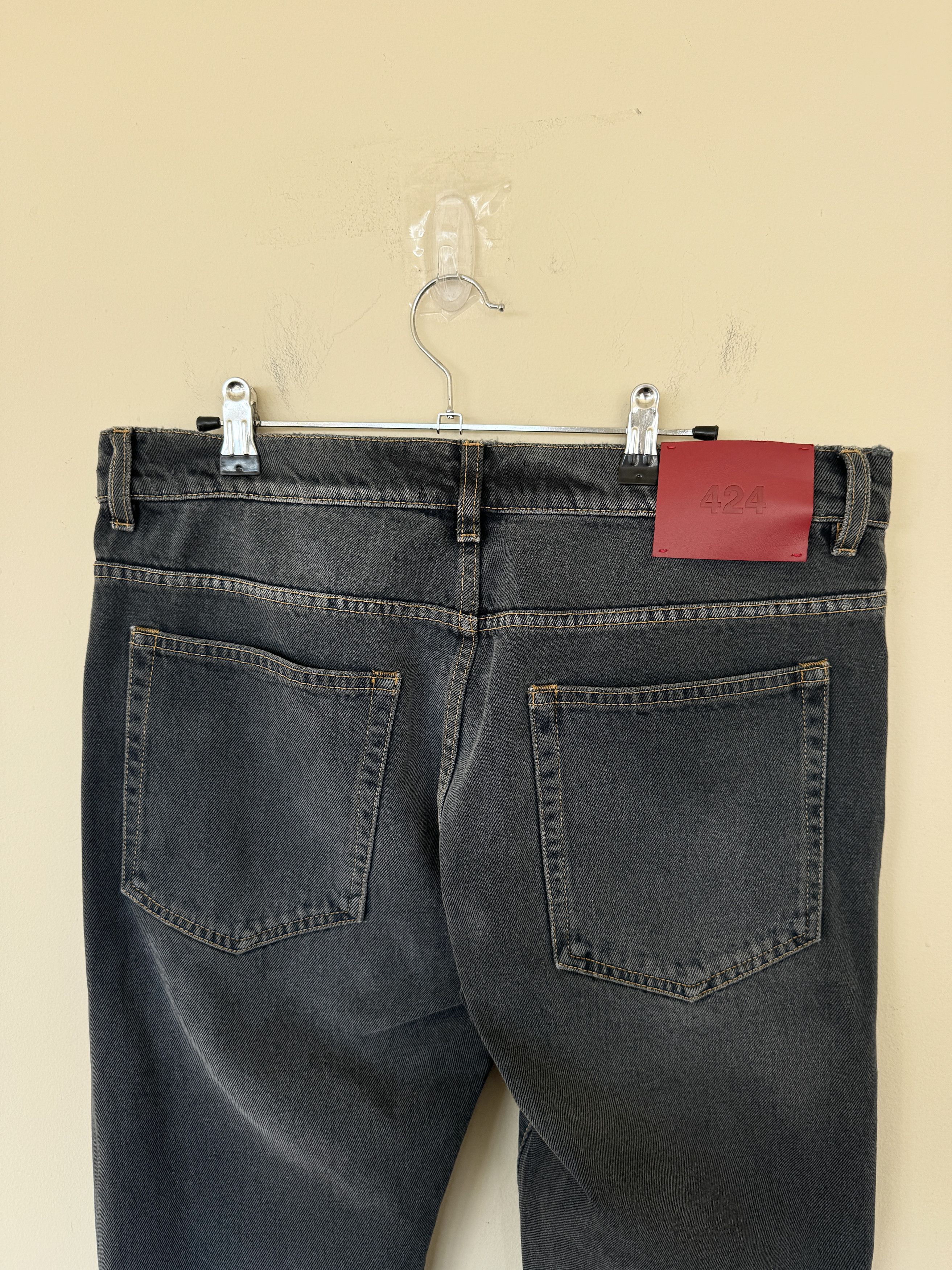 424 424 Gray Wash Denim NWT Size US 34 / EU 50 - 11 Thumbnail