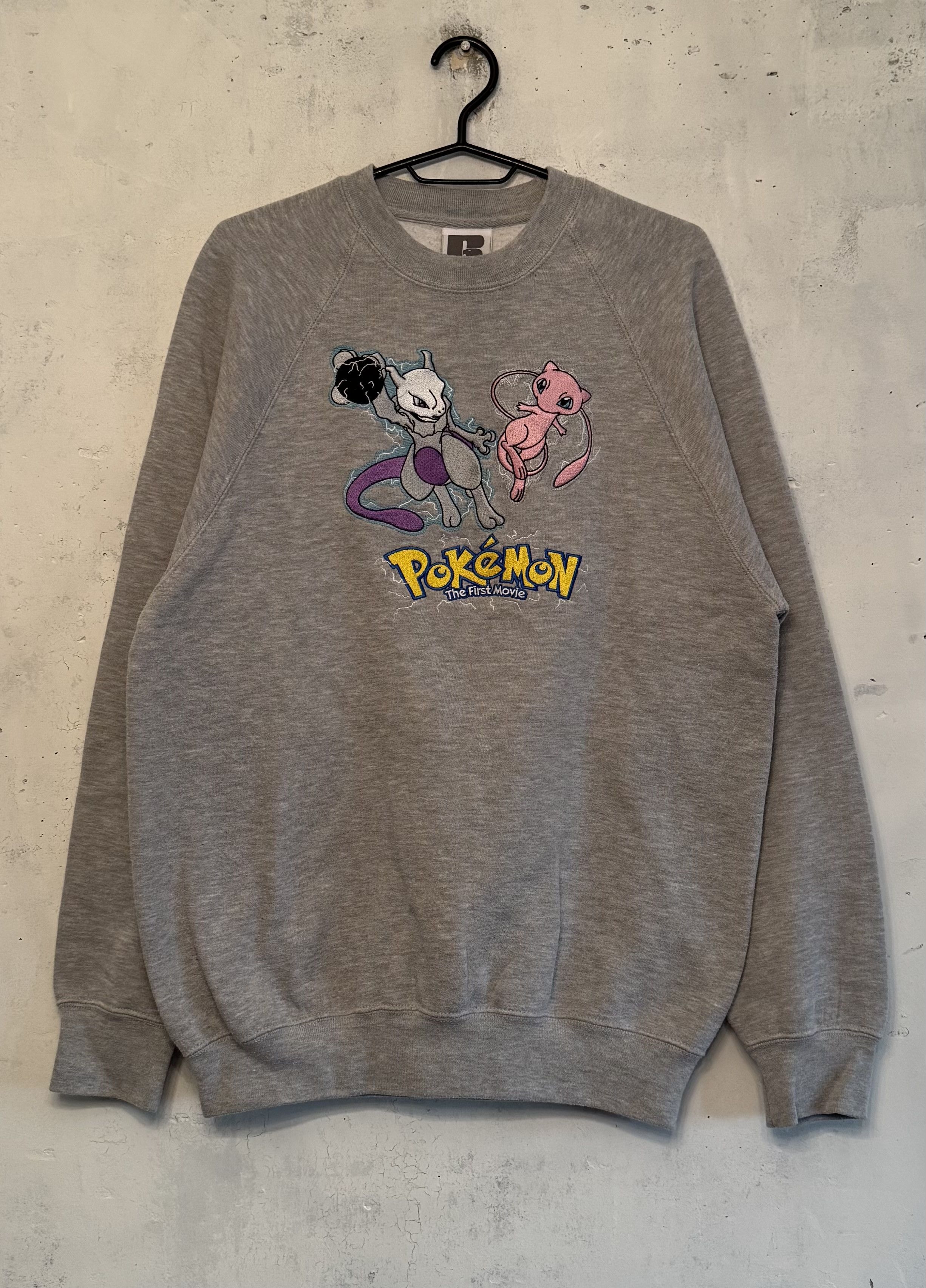 Anime Vintage 90s Pokemon The First Movie Promo Anime Sweatshirt Size US M / EU 48-50 / 2 - 1 Thumbnail