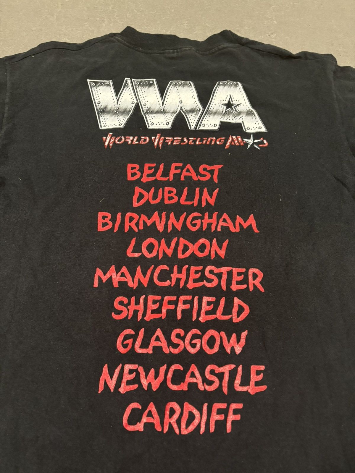 Vintage × WWE Vintage Word Wrestling All Stars Y2K WWE Tee Size US S / EU 44-46 / 1 - 11 Thumbnail